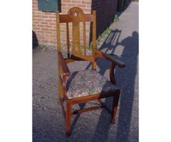 Arts & Crafts Oak Armchair by Goodall, Lambs & Heighway of Manchester