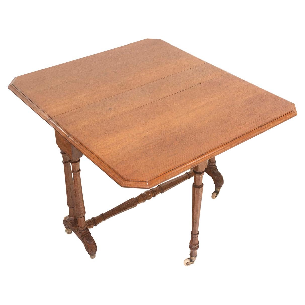 Arts 
Crafts Eiche Sutherland Drop Leaf Esstisch im Angebot