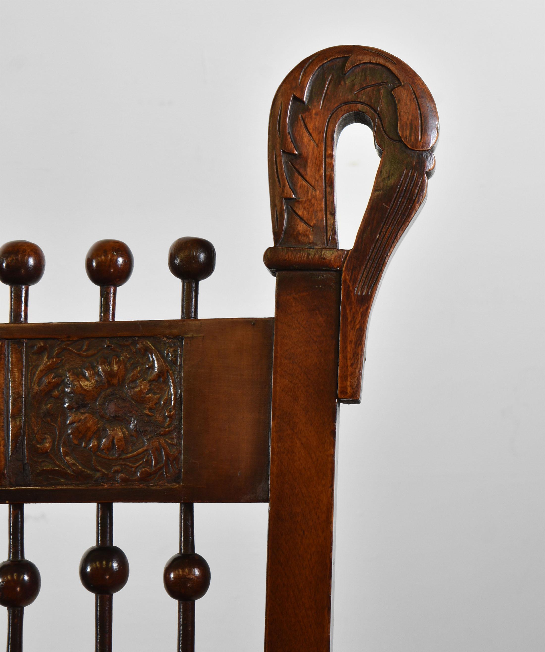 swan neck rocking chair value