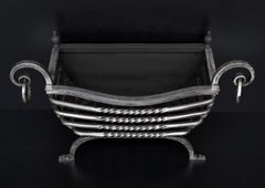 Arts & Crafts Wrought Iron Firebasket