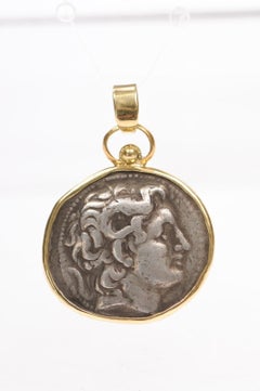 An Athena Silver Tetradrachm Pendant, circa 300 BC