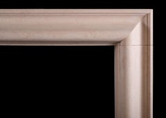 Attractive English Bolection Fireplace in an Ancaster Stone