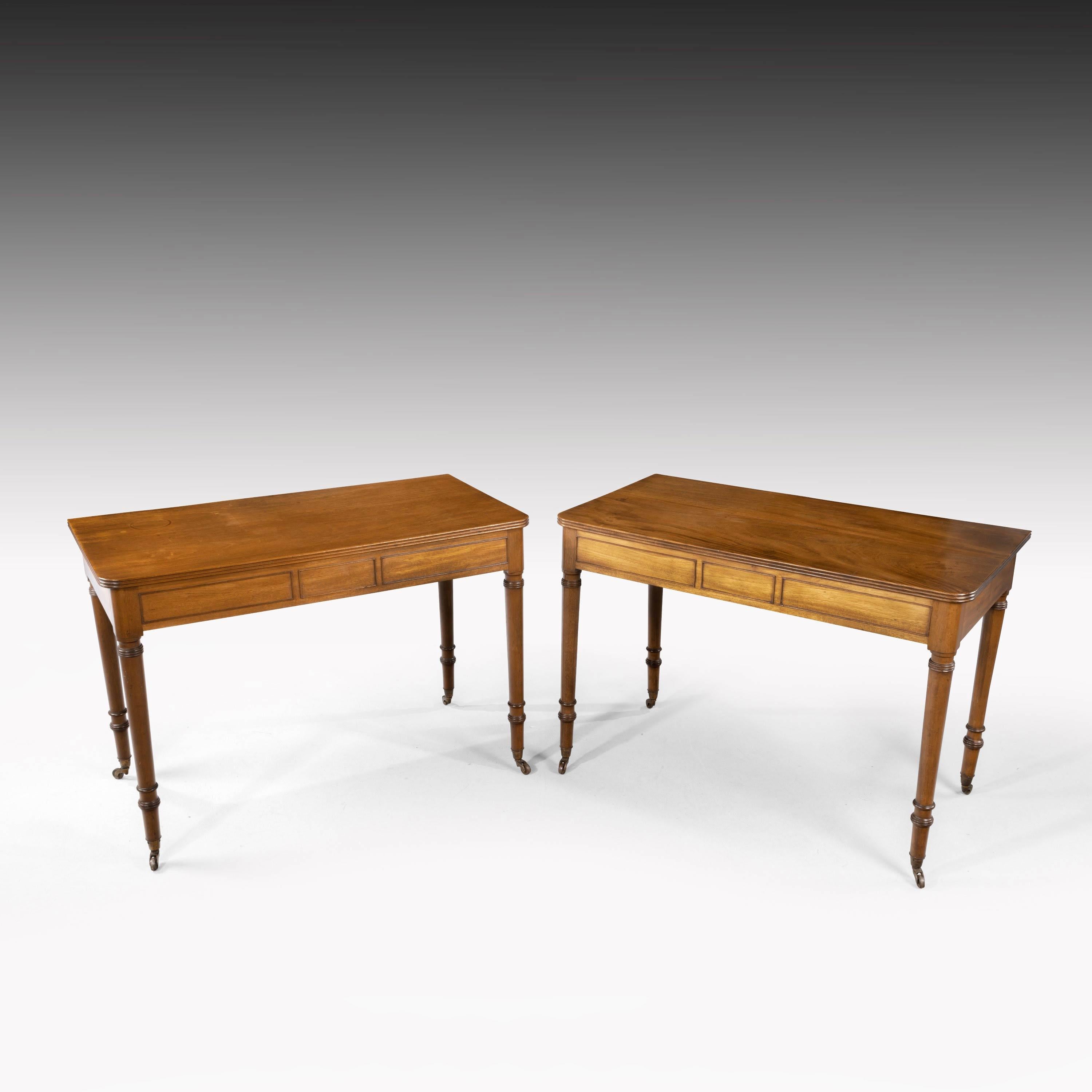 English Attractive George III Mahogany Dining Table / Pair of Pier Tables