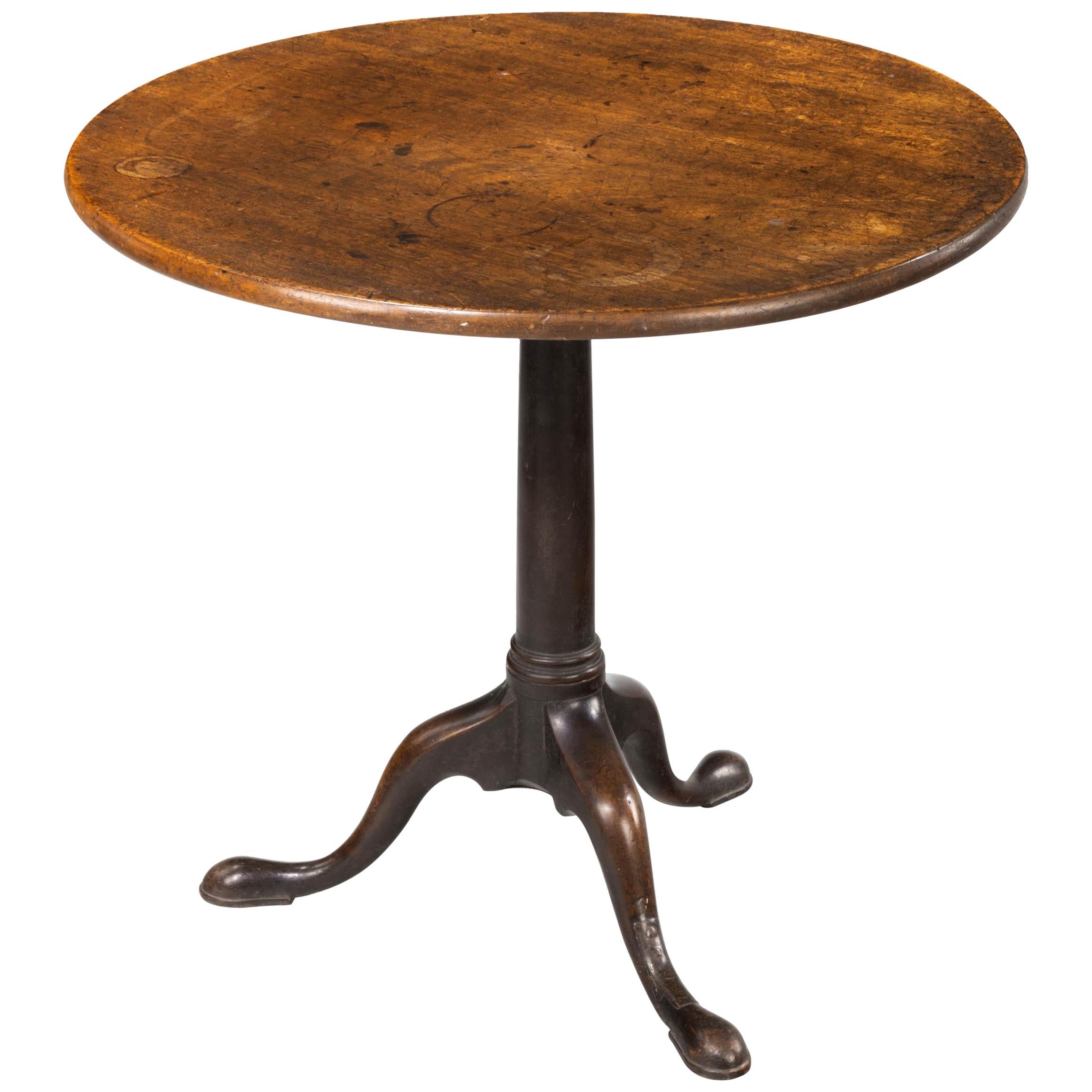 Attractive George III Period Mahogany Tilt Topped Table
