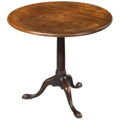 Attractive George III Period Mahogany Tilt Topped Table