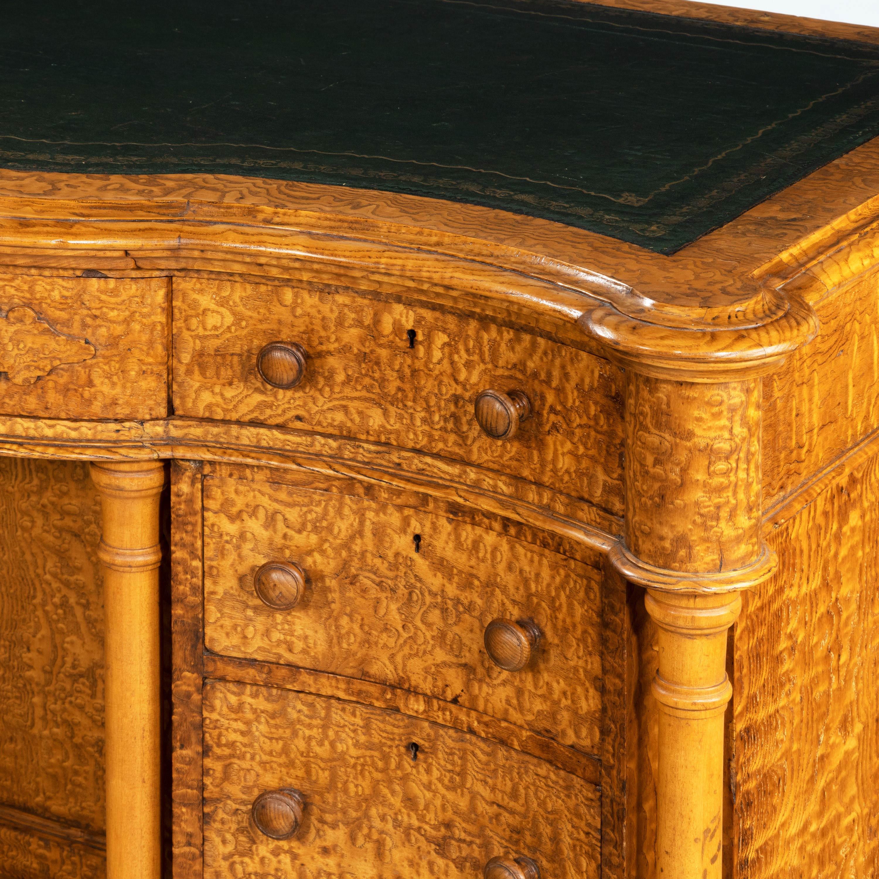 Attractive Late 19th Century Kneehole Desk by Taylor and Sons of Bond Street 3