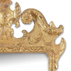 Attractive Late George I Giltwood Mirror