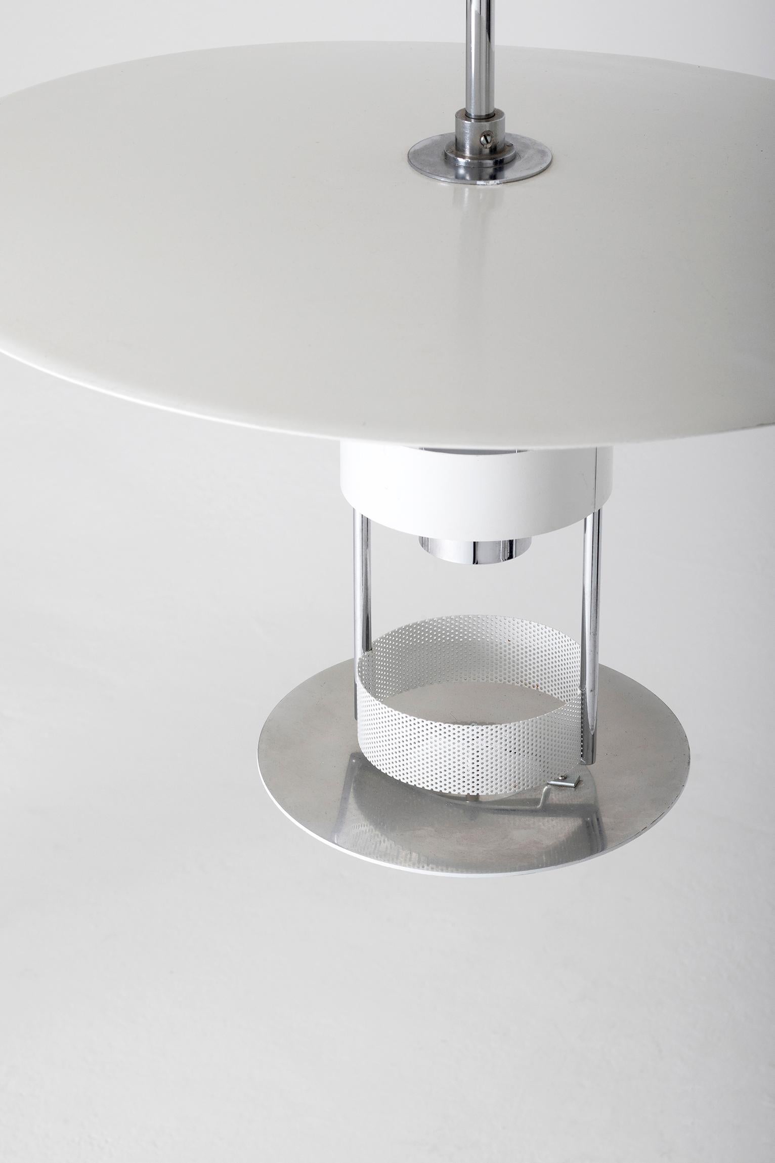 Enameled 'Aurora' Ceiling Light by Olle Andersson