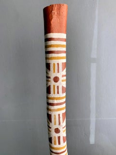 Australian Aboriginal Painted Totem Pole from Elcho Island