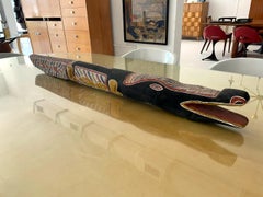 Australian Aboriginal Wood Carving of a Crocodile
