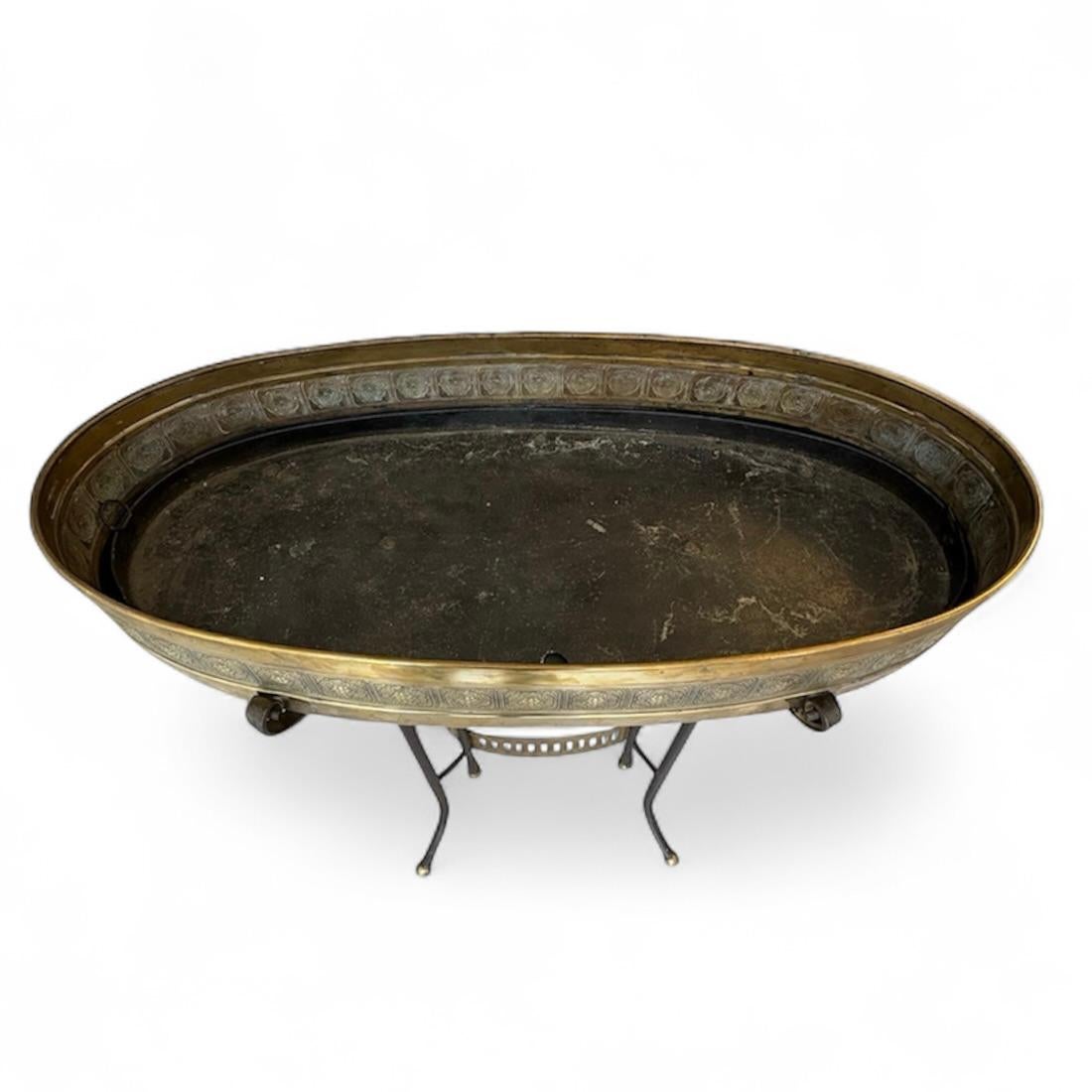 Mouvement esthétique Jardinière autrichienne en laiton de style Sécession C.C. 1910 en vente