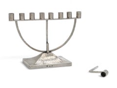 An Austrian Hanukkah Lamp for Children , Circa 1925