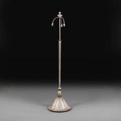 An Austrian Secessionist Pewter Standard Lamp