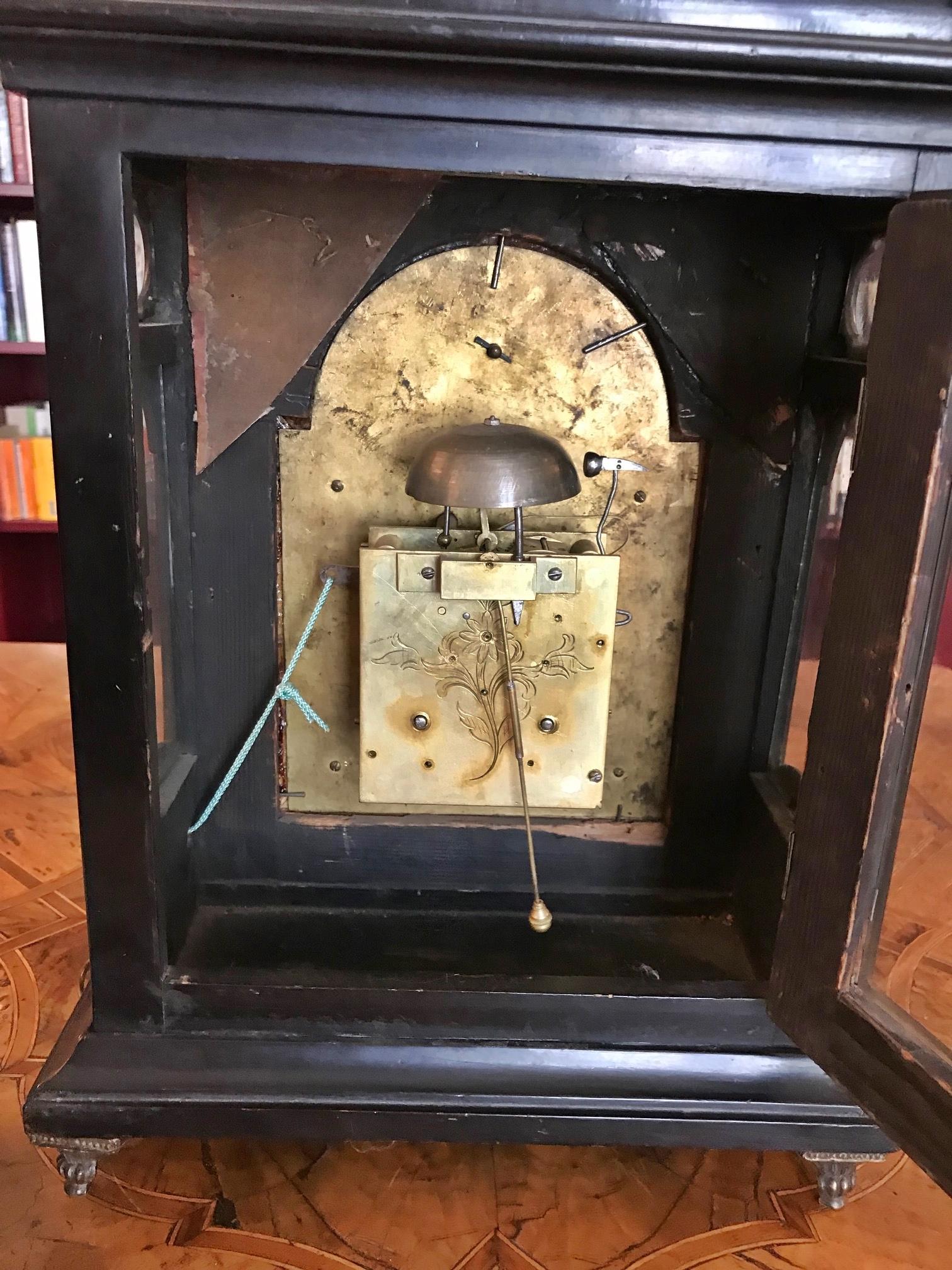 Austrian Signed Bracket Clock, circa 1770 For Sale 8