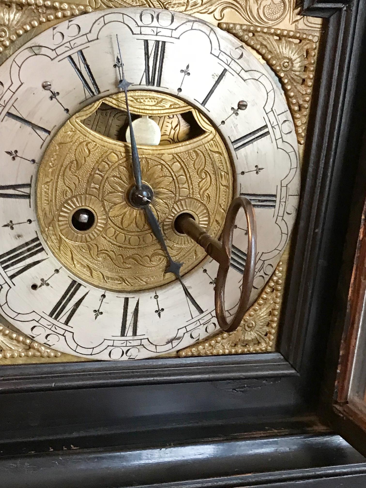 Late 19th Century Austrian Signed Bracket Clock, circa 1770 For Sale