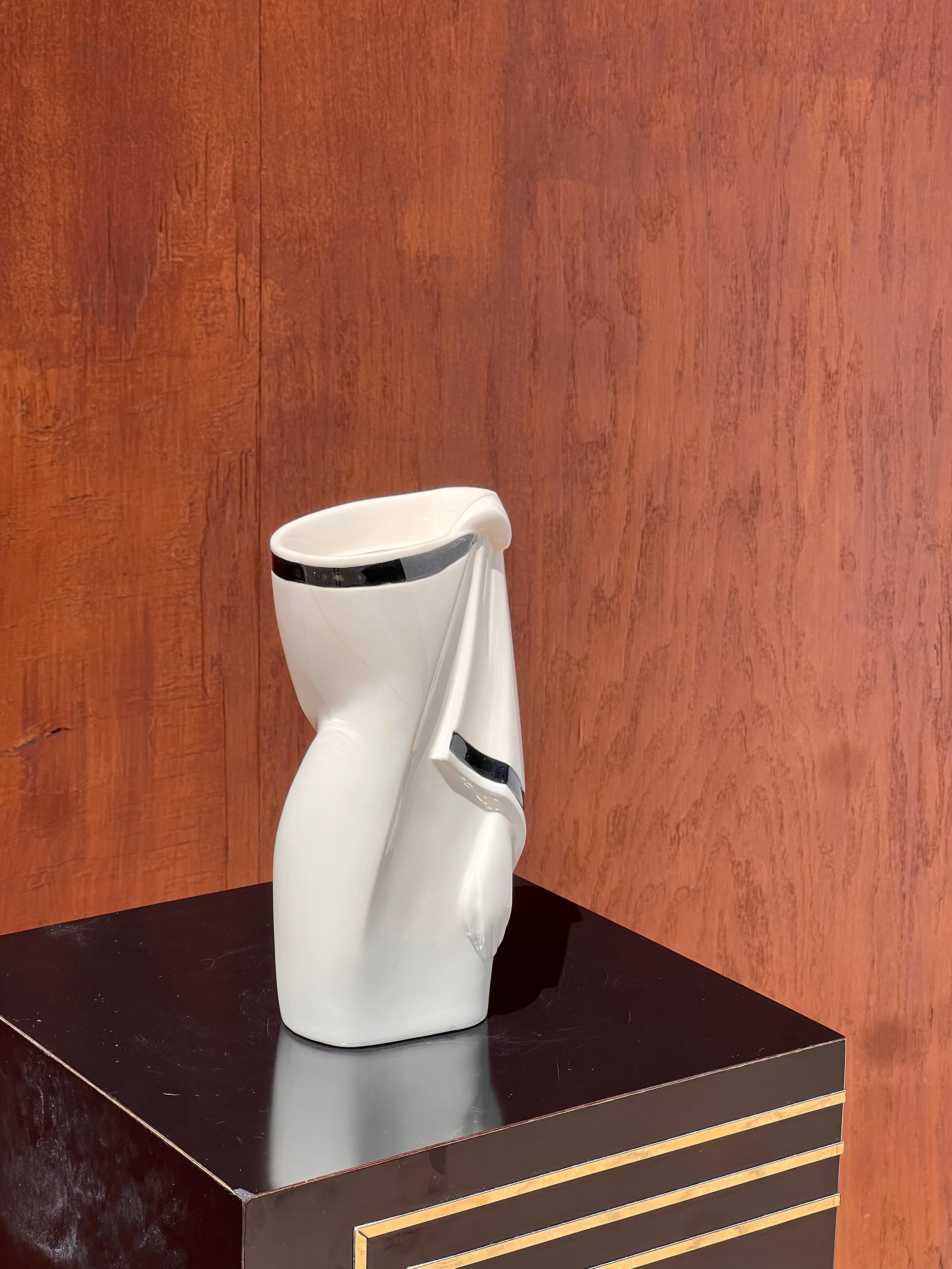 American An authentic postmodern vase by Lindsey B., 1983 For Sale