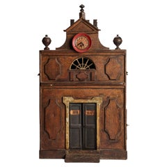 An automata house shape, Italy 1850.