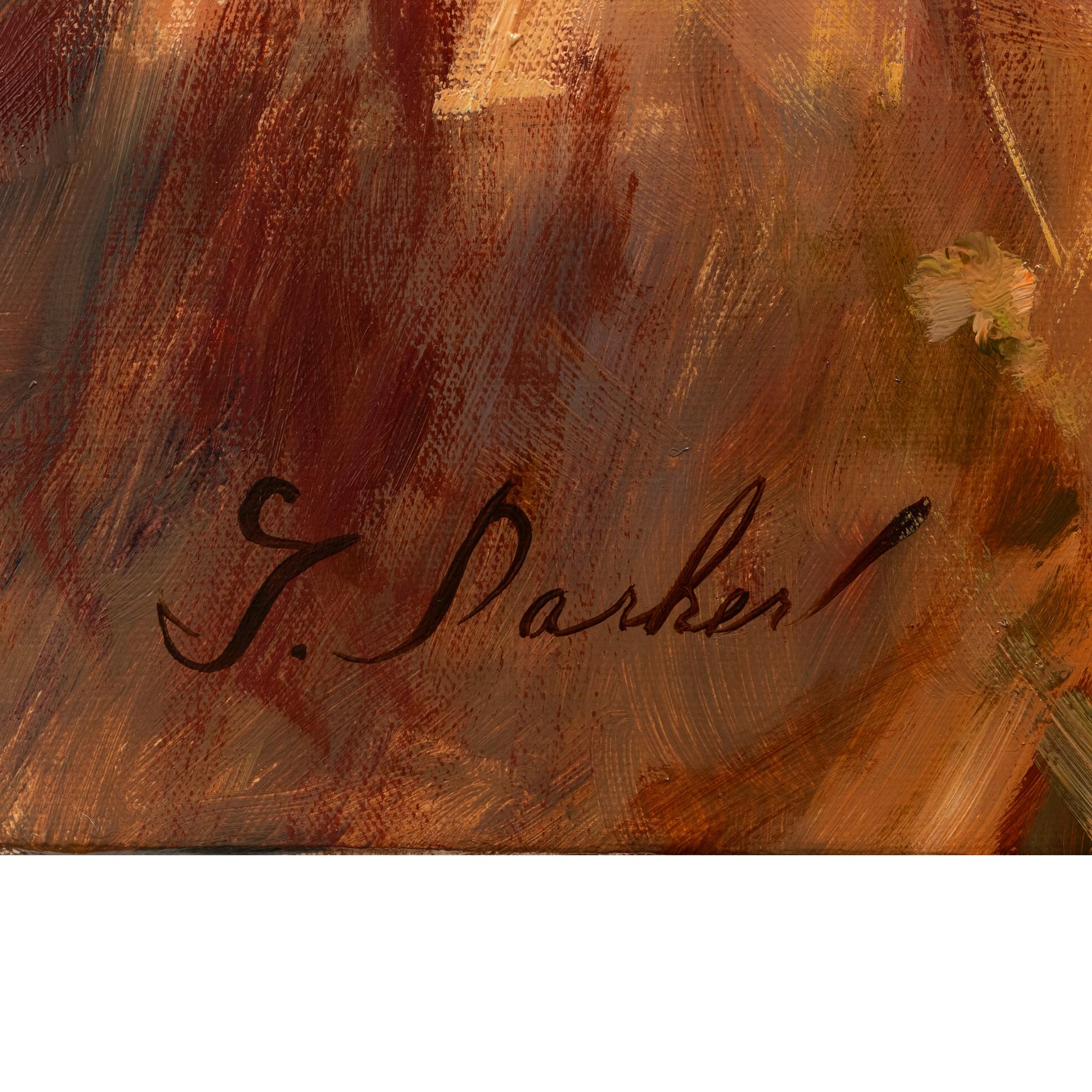 Américain Peinture à l'huile originale Autumn Forest de Greg Parker en vente