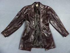 An Azzedine Alaïa Blazer Jacket in Leather Circa 1985-1990