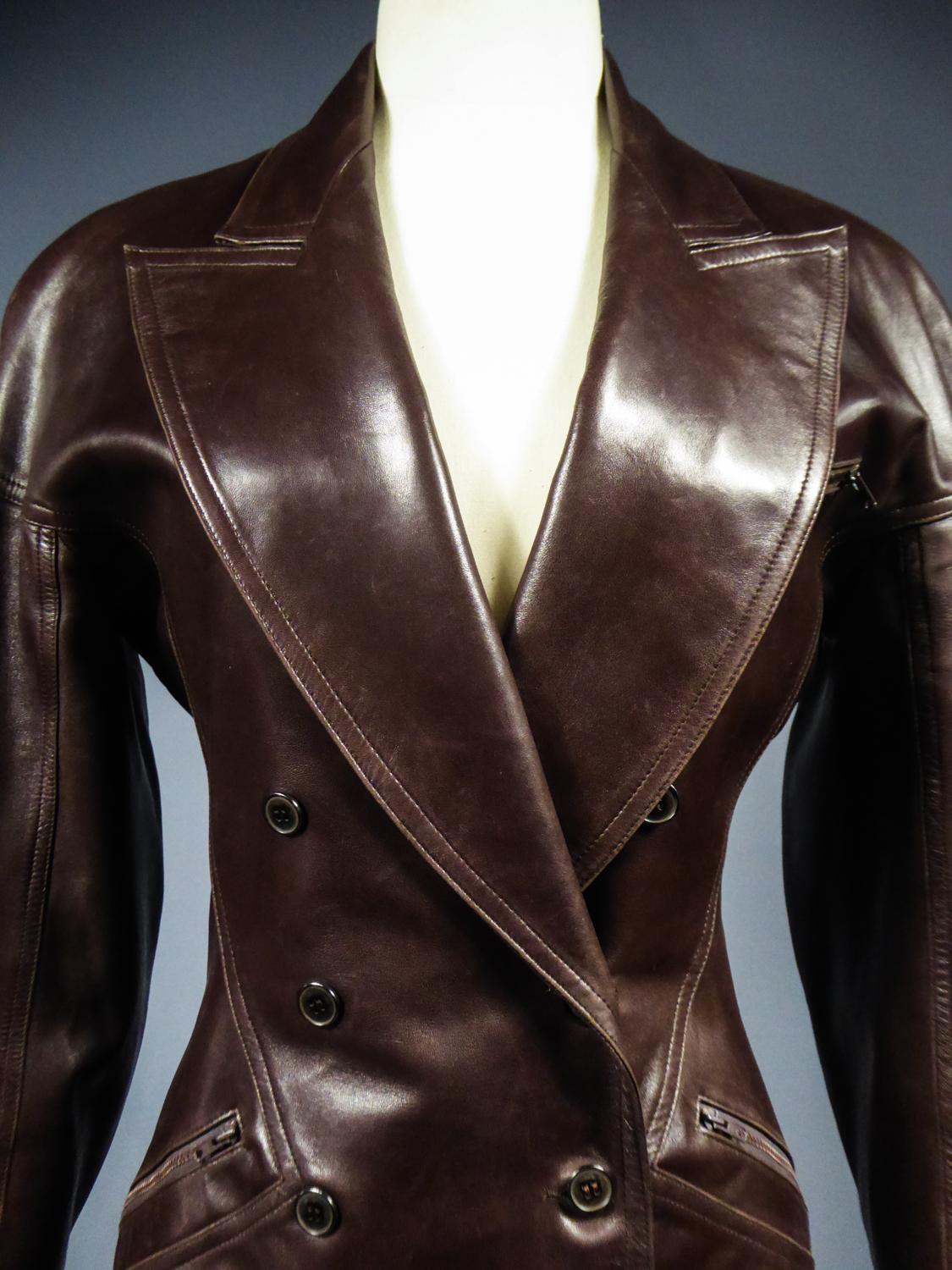 leather tailcoat