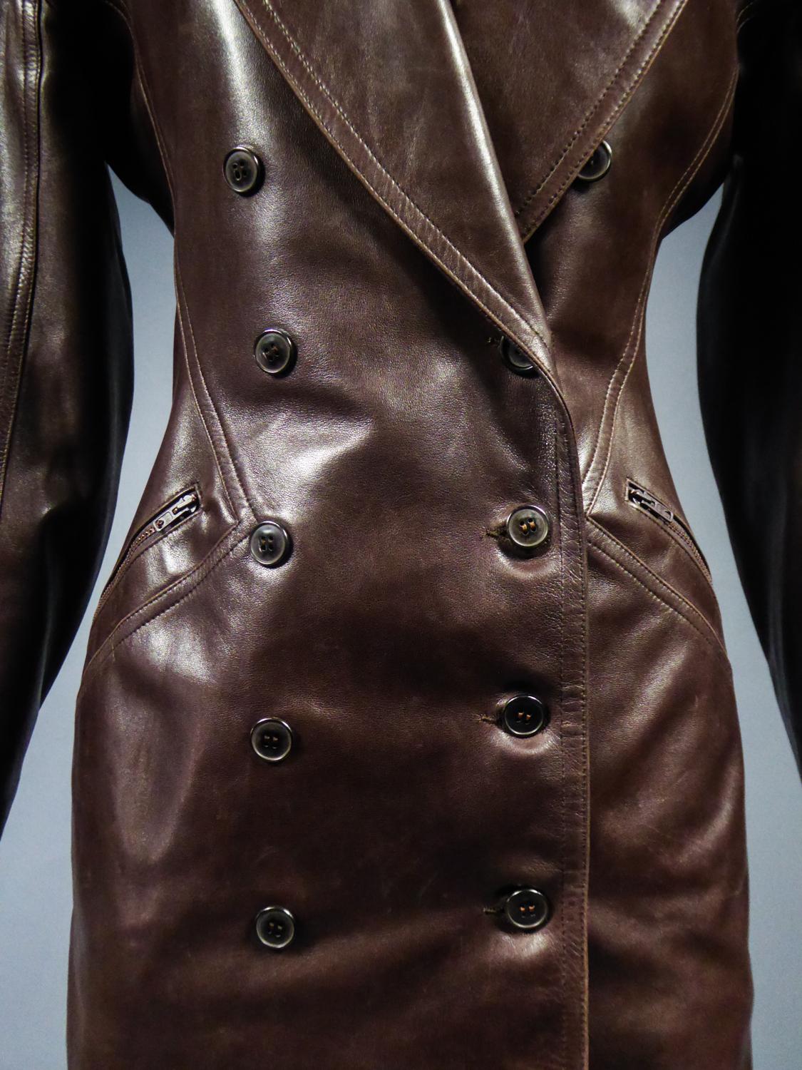 vintage alaia leather jacket