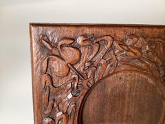 An Carved Arts and Crafts Picture Frame