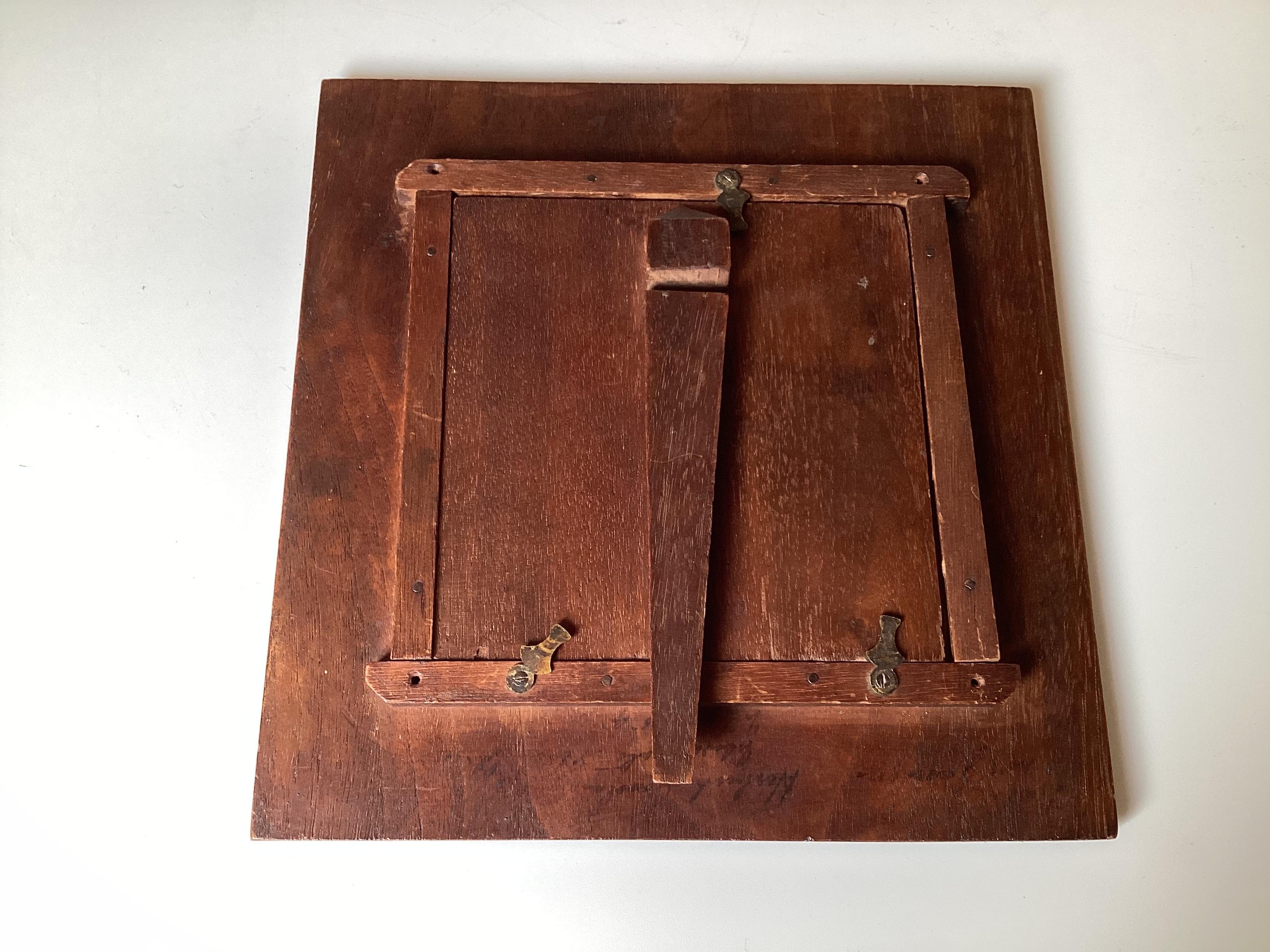 An Carved Arts and Crafts Picture Frame For Sale 1