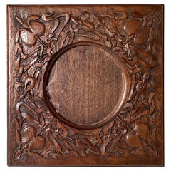 An Carved Arts and Crafts Picture Frame