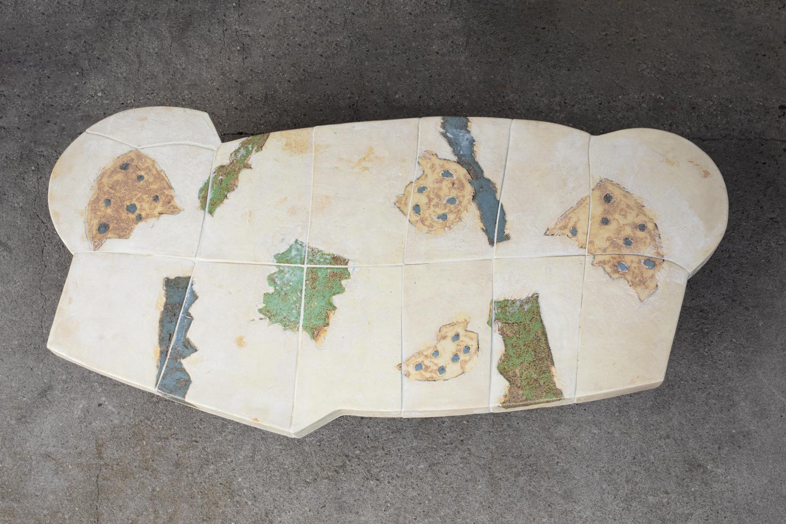 Ceramic Coffee Table by Jean-Pierre Viot, circa 2022 In New Condition In Saint-Ouen, FR
