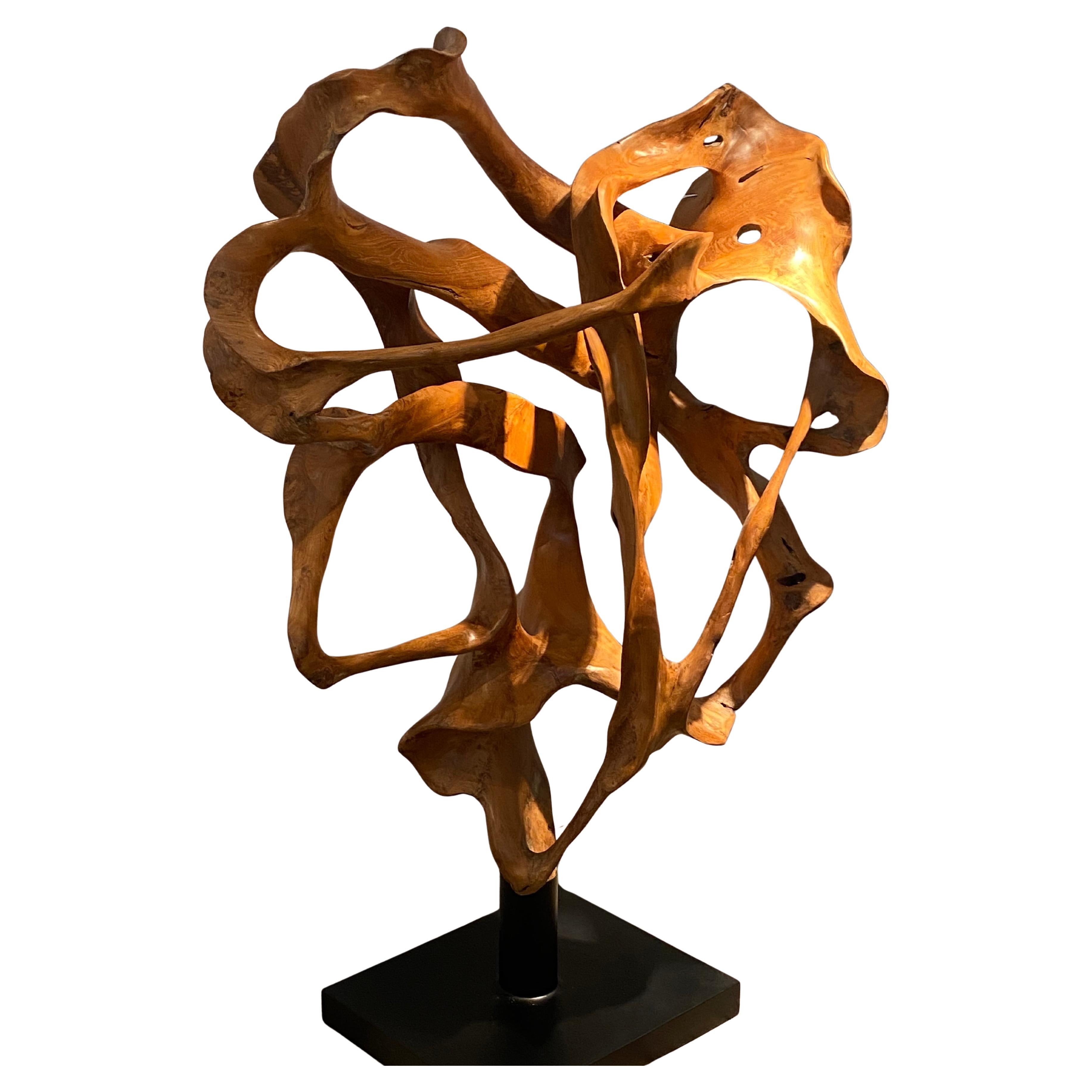 An contemporary Wooden Sculpture