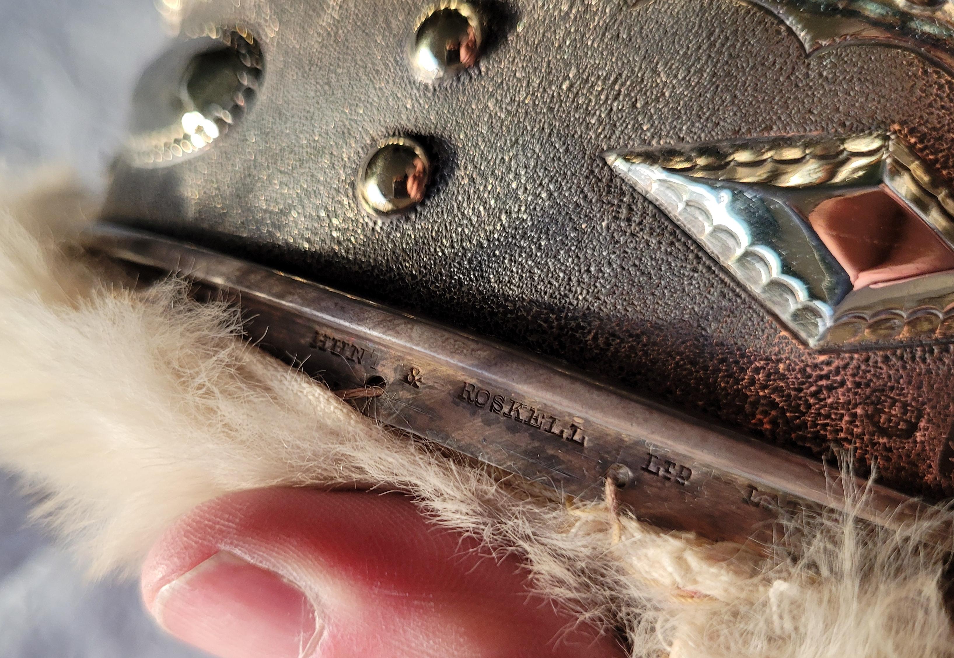 Neoclassical Earl's Coronet, in Silver-Gilt with Ermine and Velvet, Hunt & Roskell, 1911 For Sale