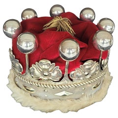 Earl's Coronet, in Silver-Gilt with Ermine and Velvet, Hunt & Roskell, 1911