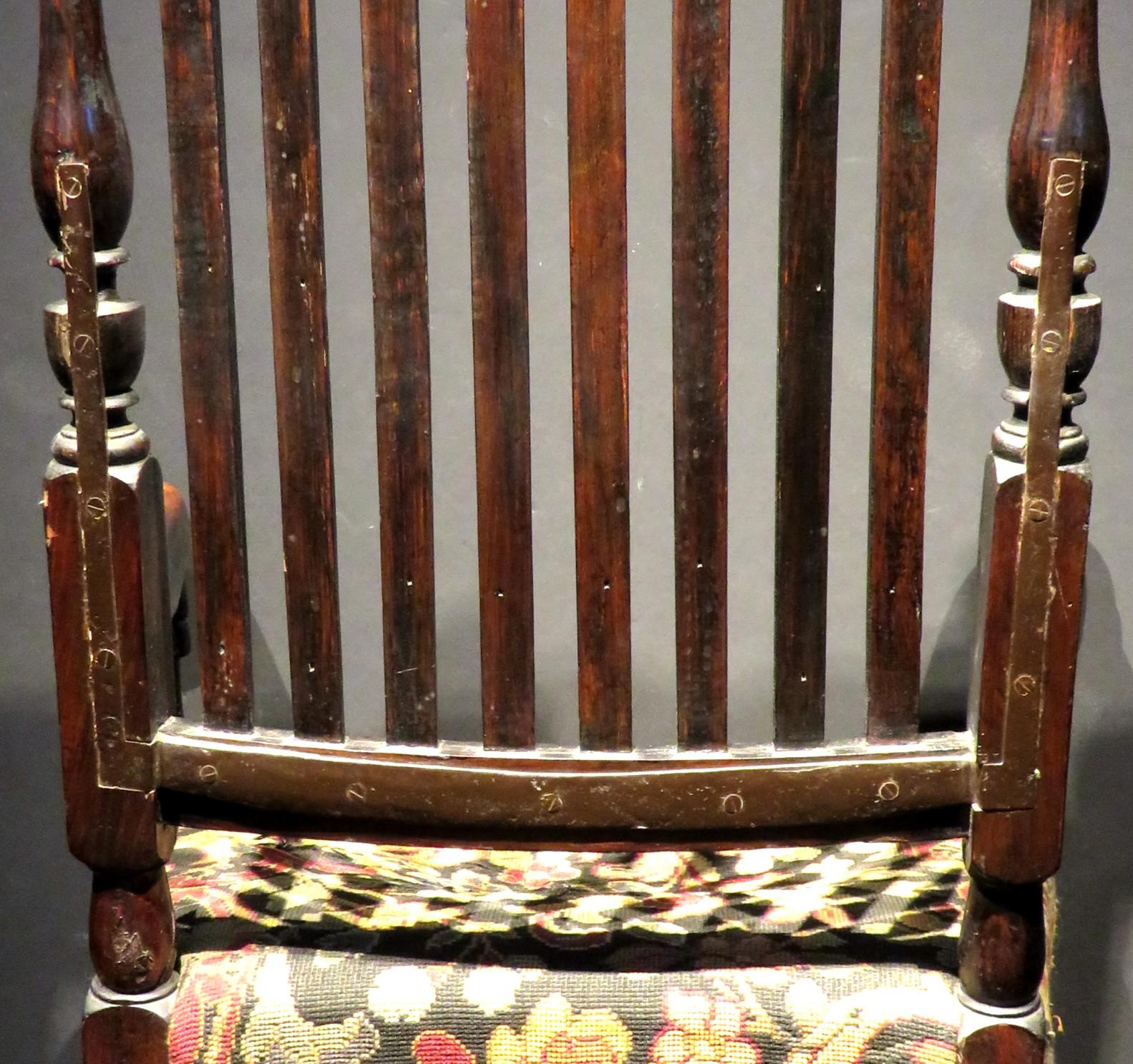 An Early 18th Century Banister-Back Armchair, North Eastern USA, Circa 1720 1