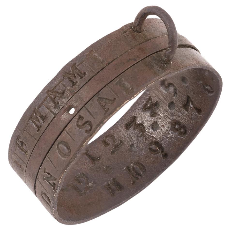 Baroque An Early 18th-Century Bronze Ring Sundial