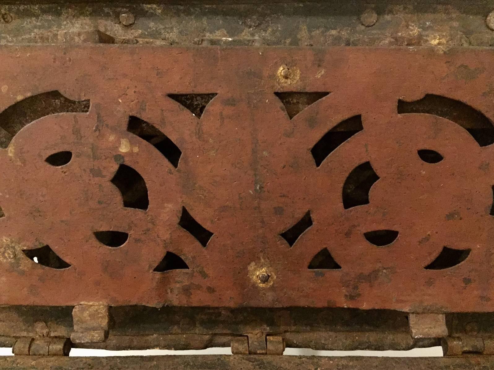 George II An Early 18th Century European 'Armada' Iron Chest For Sale