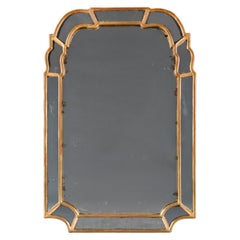 An Early 18th Century Queen Anne Giltwood Pier Mirror
