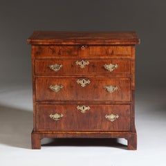 Early 18th Century Walnut Bachelors Chest, English