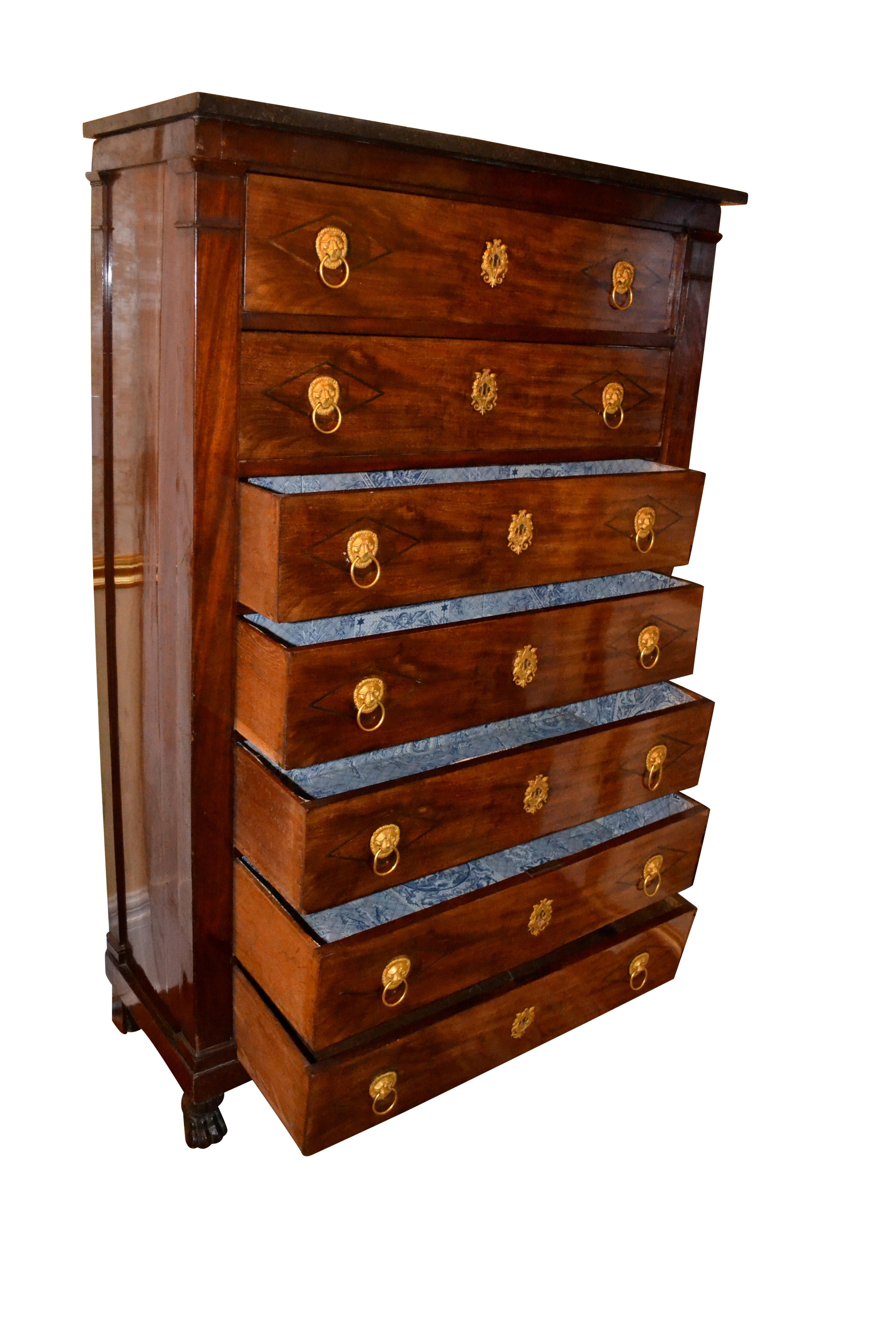 chest of drawers height