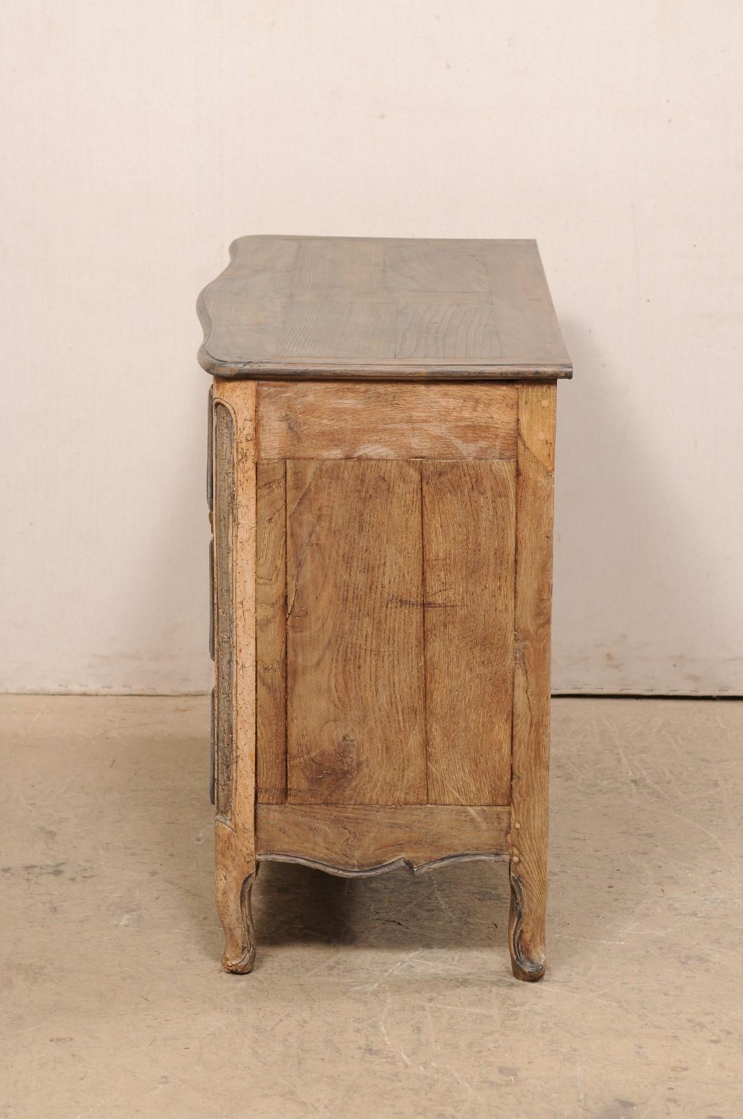 Early 19th Century French Commode W/Subtle Serpentine Front and Slender Depth 5