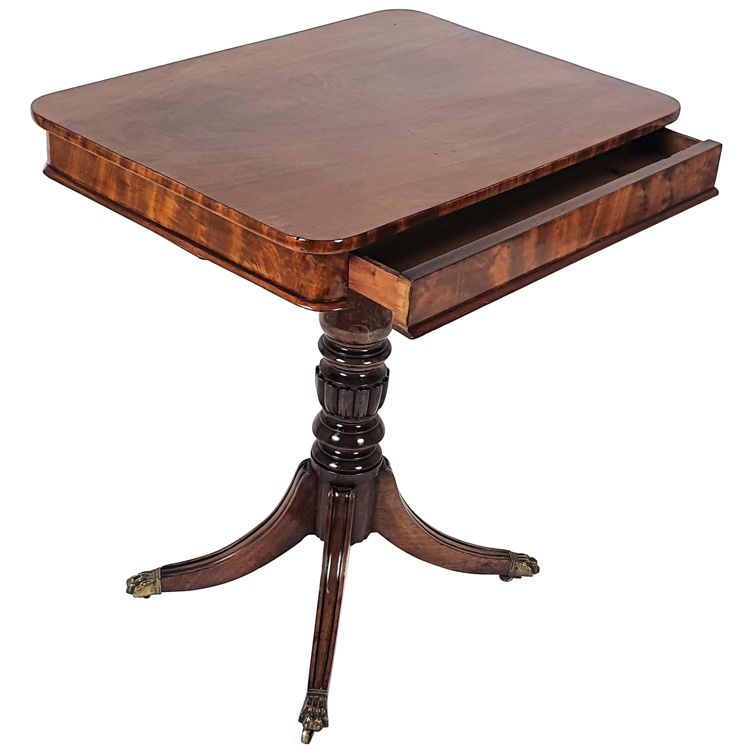Early 19th Century Mahogany Centre Table For Sale