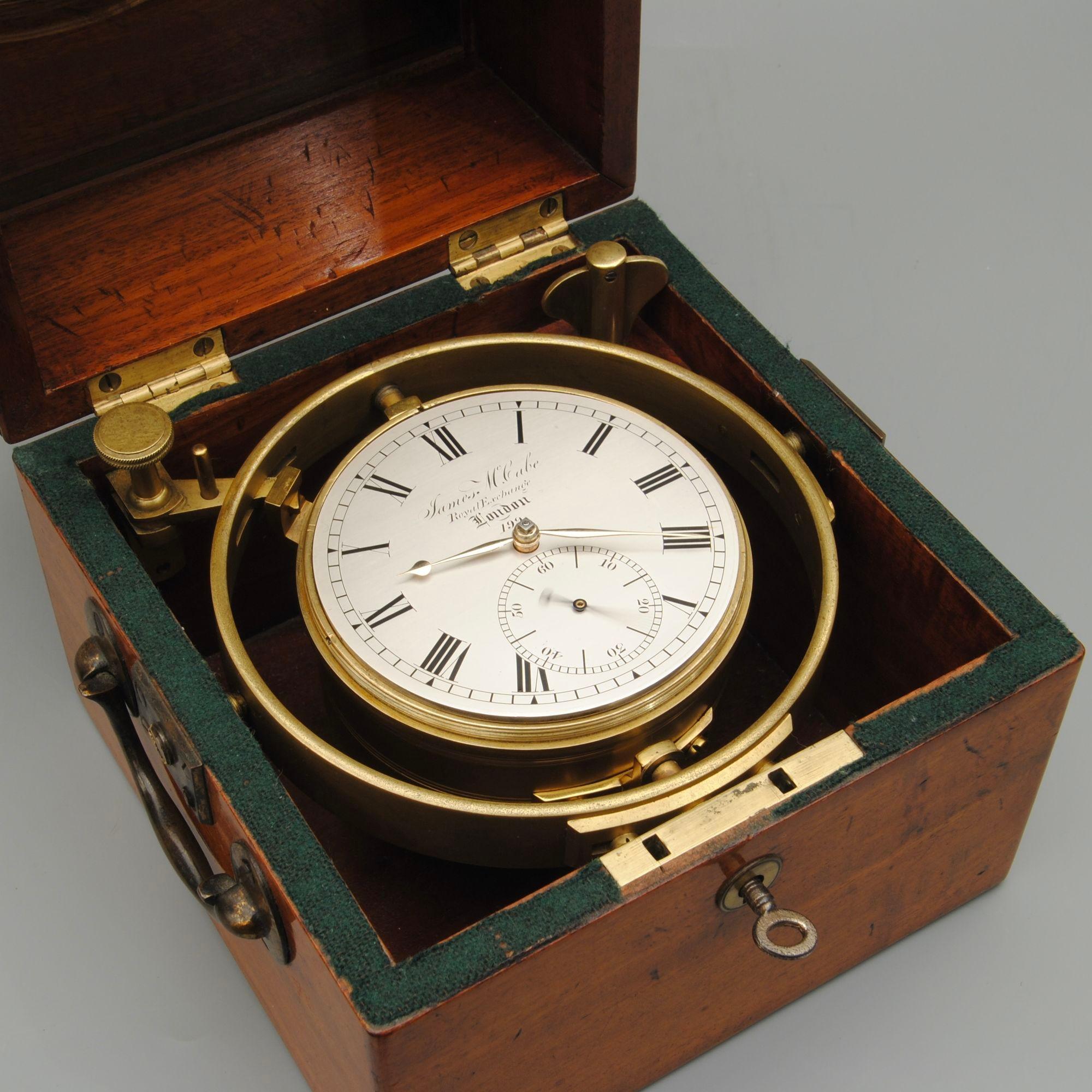 English Early 19th Century 2 Day Marine Chronometer by James McCabe, No. 199 For Sale