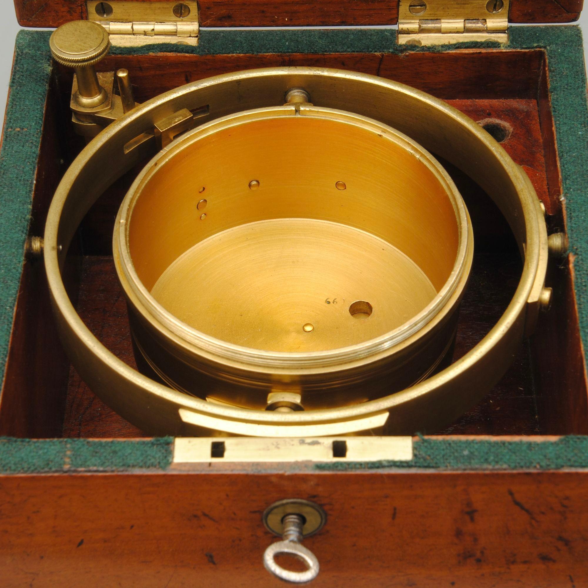 Early 19th Century 2 Day Marine Chronometer by James McCabe, No. 199 For Sale 3