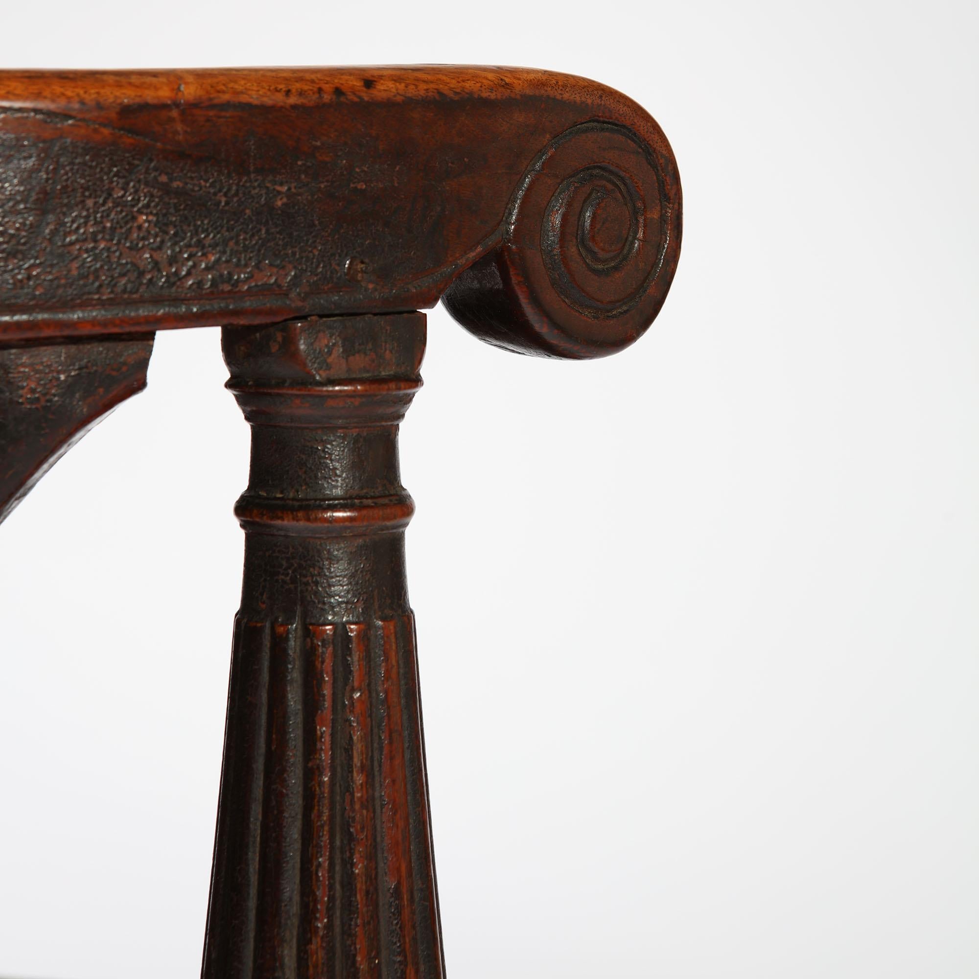 Early 19th Century Anglo Indian Corner Chair in Colonial Hardwood 4