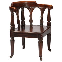 Used Early 19th Century Anglo Indian Corner Chair in Colonial Hardwood