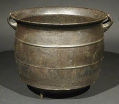 Early 19th Century Cast Iron Cauldron or Kettle, Continental Circa 1800