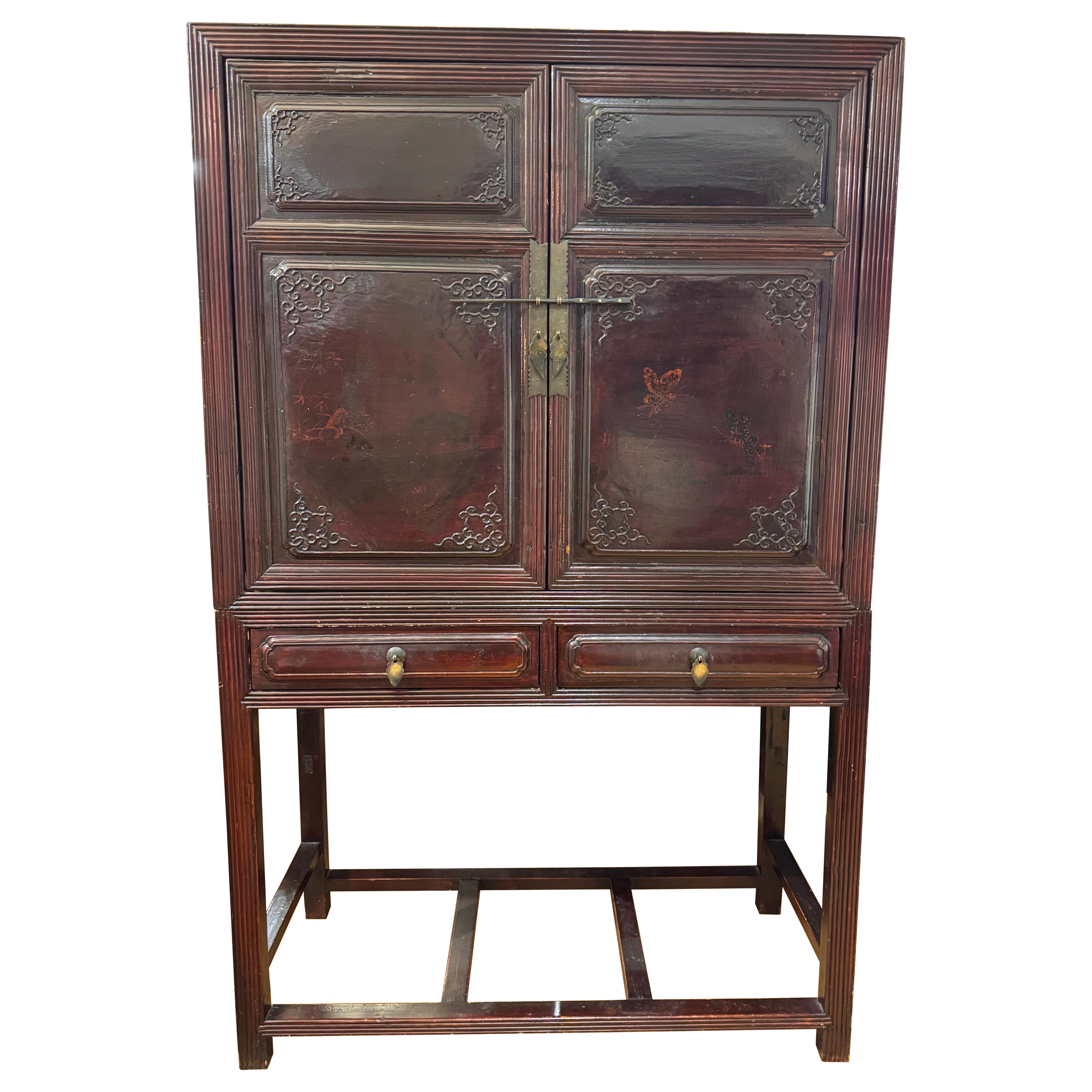 An early 19th century Chinese cabinet