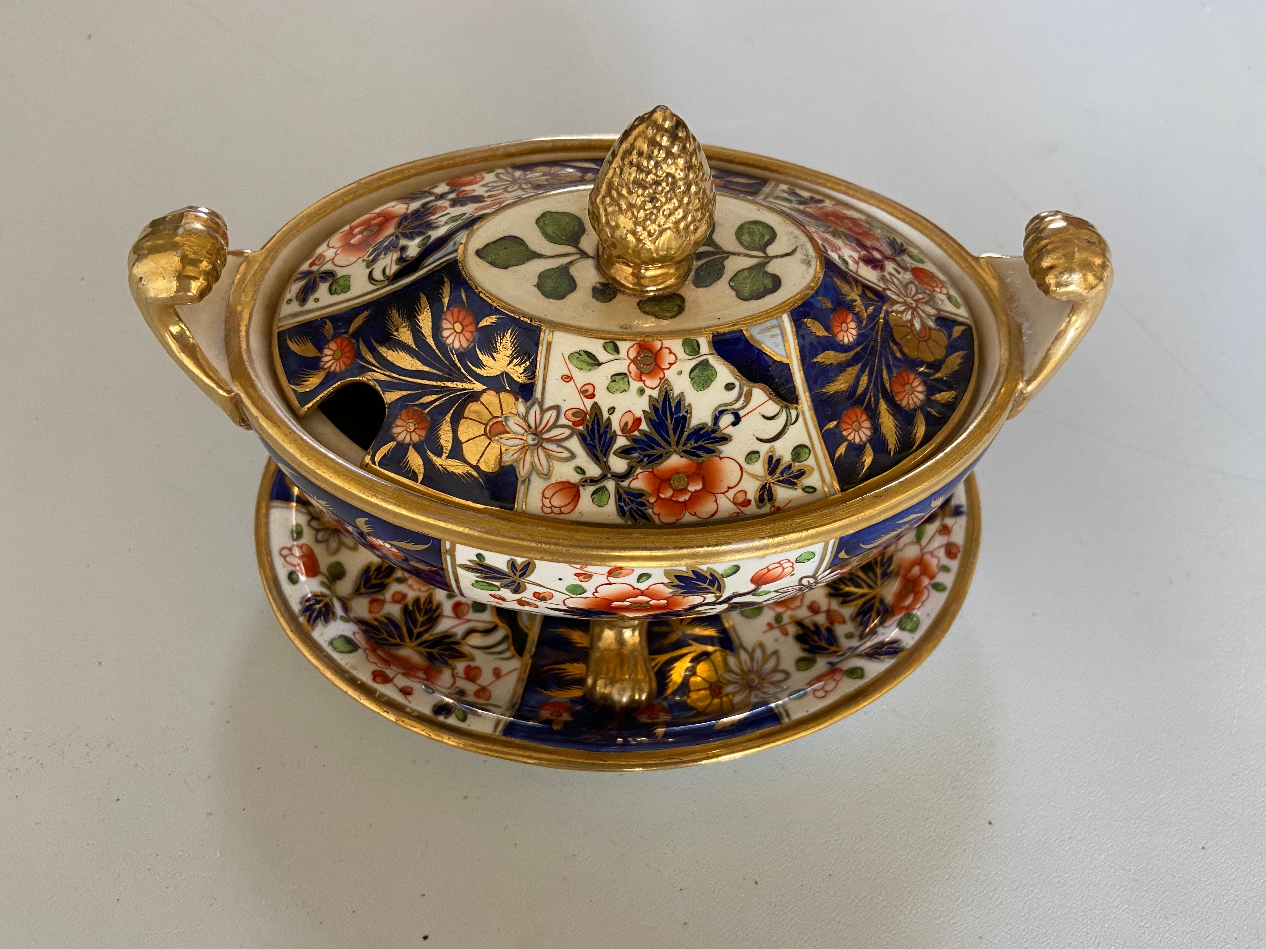 Early 19th Century Coalport Imari Pattern Part Dessert Service circa 1810 12