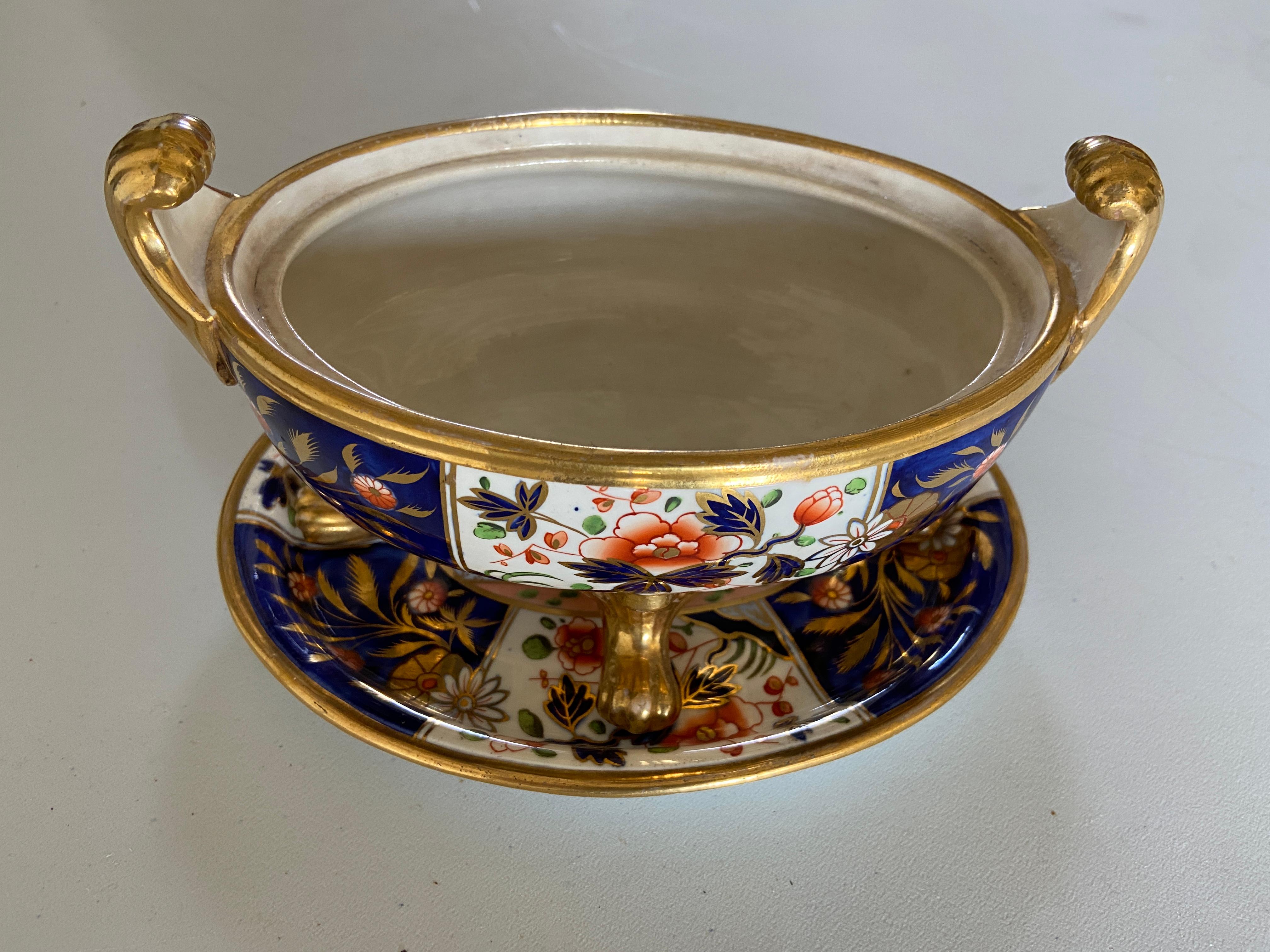 Early 19th Century Coalport Imari Pattern Part Dessert Service circa 1810 14