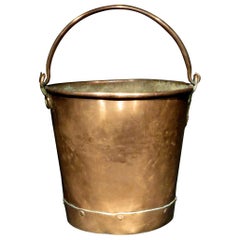 Secchio da minatore rivestito di rame dei primi del XIX secolo, K.K. Circa 1820