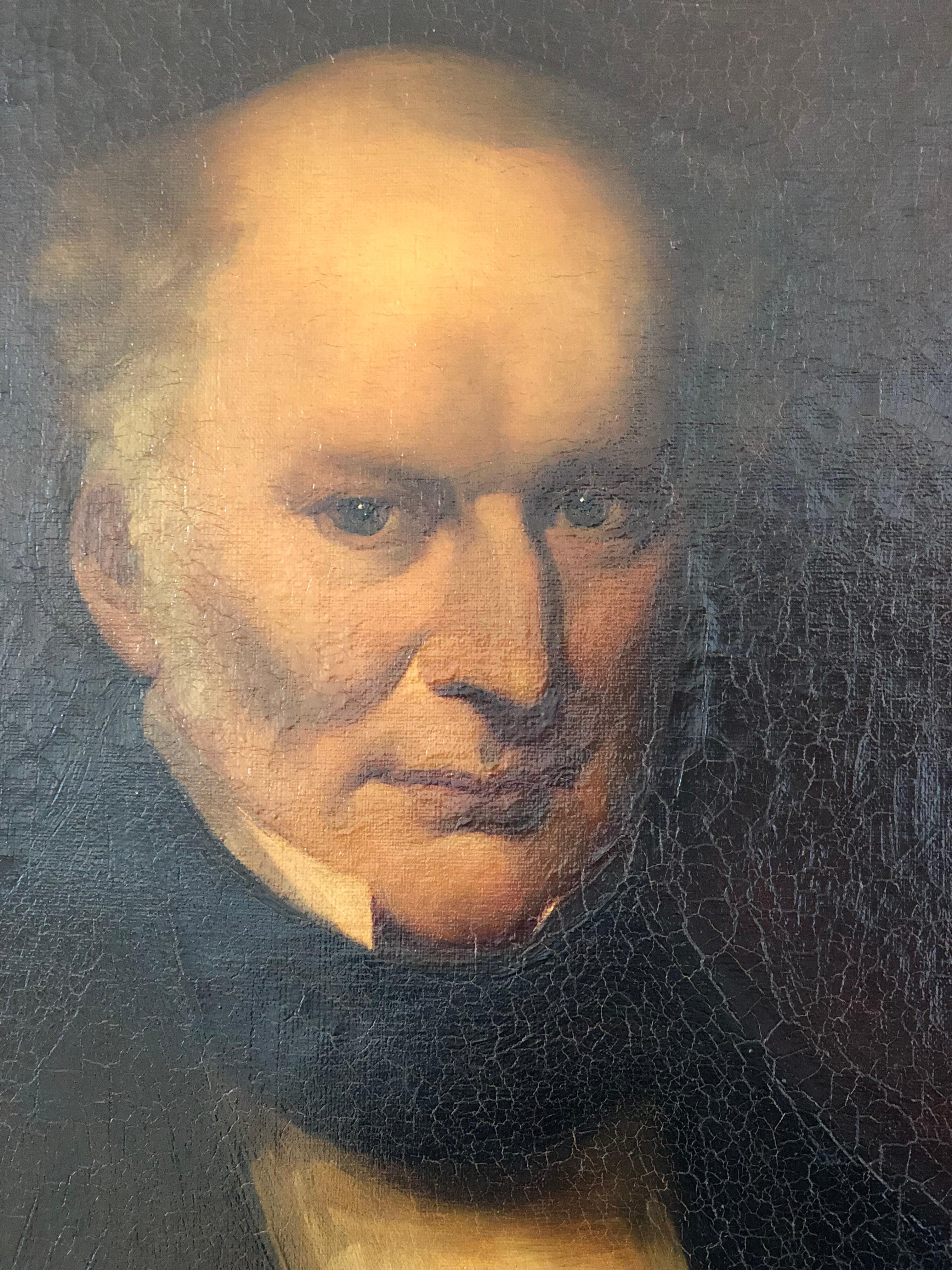 An Early 19th century Dutch Portrait Painting of W. J. De Buck In Good Condition In Sakskøbing, DK